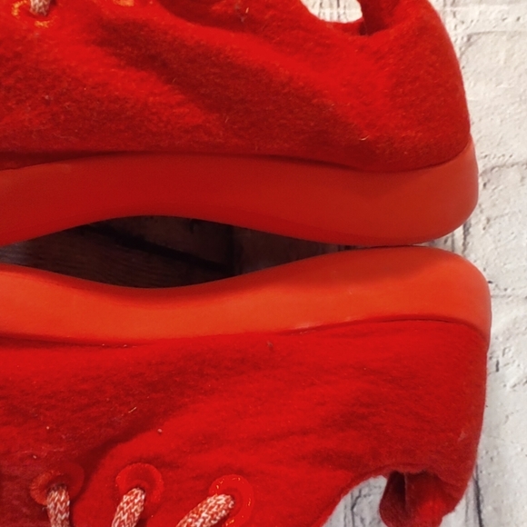 Allbirds Size 12 Men's Red Wool Runners - Picture 5 of 11